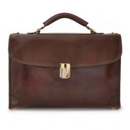 p�nska ko�en� aktovka Leccio Pratesi 317