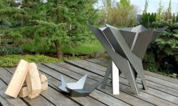 dizajnov� kovov� prenosn� ohnisko PHOENIX XXL