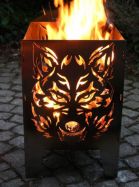 dizajnov� ohnisko so sveteln�mi efektmi Vlk XXL