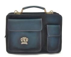 p�nska ko�en� aktovka Pratesi Milano small 1