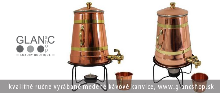 kvalitn rune vyrban meden kvov kanvice, www.glancshop.sk - KRAFT Servis s.r.o.