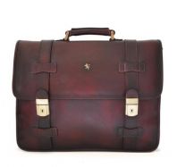 p�nska ko�en� aktovka Vallombrosa Pratesi 310