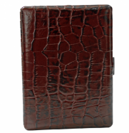 kovov� puzdro na cigarety s ko�ou pre 9 ks PEARL 44