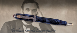 luxusn plniace pero Abraham Lincoln Emancipation 1