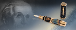 zlat� luxusn� plniace pero Albert Einstein 1