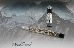 luxusn plniace pero metakrylt, striebro Mount Everest - pohlad 1 - www.glancshop.sk