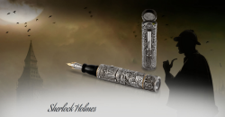 luxusn� strieborn� plniace pero Sherlock Holmes