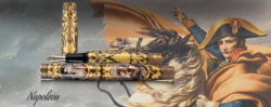 luxusn rune malovan plniace pero so zlatom Napoleon