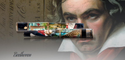 luxusn� ru�ne malovan� hracie plniace pero Beethoven Magnum