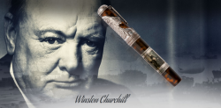 ru�ne malovan� plniace pero so striebrom Winston Churchill