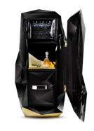 luxusn dizajnov trezor, skria BLACK DIAMOND Boca do Lobo - pohlad 1 - www.glancshop.sk