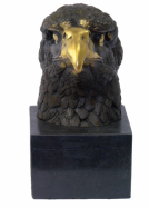 bronzov� socha - orlia hlava 3