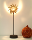 dizajnov� kovov� stoln� lampa SOLE zlat� - www.glancshop.sk