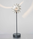 dizajnov� kovov� stolov� lampa SOLE strieborn� - www.glancshop.sk