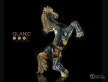 umeleck socha z Murano skla k kritl, zlato 10 - www.glancshop.sk