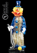 umeleck figrka klauna z Murano skla vka 27cm 6