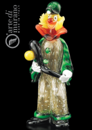 umeleck figrka klauna z Murano skla vka 26cm 7