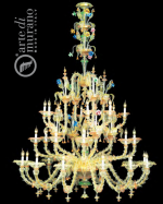 luxusn luster z Murano skla priemer 175cm, vka 230cm multicolor 4 - www.glancshop.sk