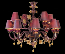 luxusn� luster z Murano skla priemer 105cm, v��ka 80cm 27