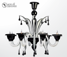 luxusn� luster z Murano skla priemer 76cm, v��ka 83cm 35