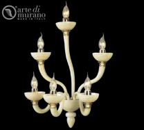 n�stenn� svetlo z Murano skla, priemer 40cm, v��ka 60cm 1