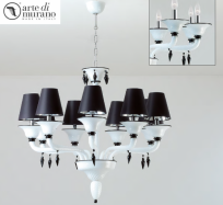 luxusn� luster z Murano skla priemer 90cm, v��ka 85cm 41