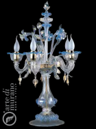 luxusn stolov lampa z Murano skla priemer 50cm, vka 68cm 5 - www.glancshop.sk