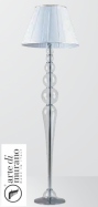 luxusn stojaca lampa z Murano skla vka 175cm 3