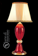 stolov lampa z Murano skla priemer 30cm, vka 59cm 23