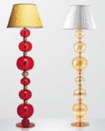 luxusn stojaca lampa z Murano skla vka 185cm 10