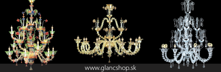 luxusn lustre, www.glancshop.sk