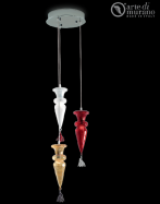 modern� z�vesn� svetlo z Murano skla v��ka 120cm 10