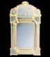 luxusn umeleck zrkadlo z Murano skla 73x123cm 18 - www.glancshop.sk