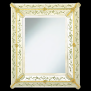 luxusn umeleck zrkadlo z Murano skla 70x85cm 26 - www.glancshop.sk