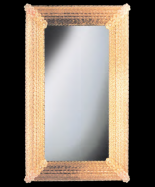 luxusn umeleck zrkadlo z Murano skla 60x100cm 34 - www.glancshop.sk