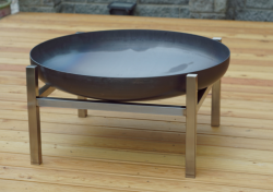 dizajnov� kovov� prenosn� ohnisko CUBE XXL