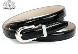 d�msky ko�en� lakovan� opasok 1,4cm Anthoni Crown 2