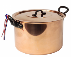 meden� poc�novan� hrniec Baumalu 27cm s pokrievkou- 7 litrov