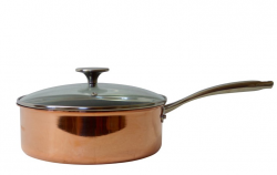 meden panvica Baumalu s keramickm povrchom 24cm s pokrievkou - pohlad 1 - www.glancshop.sk