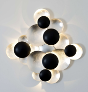 dizajnov� n�stenn� svietidlo BOLLADARIA GIGANTE strieborn�