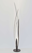 dizajnov� stojaca lampa PALUSTRE strieborn�
