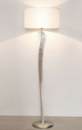 dizajnov� stojaca lampa LINO strieborn�