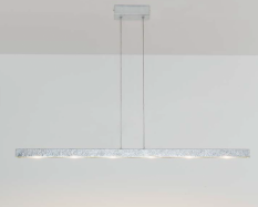 dizajnov� z�vesn� svietidlo, luster UNIVERSO strieborn�