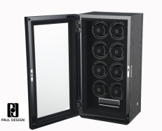 natahova� hodiniek PAUL DESIGN GENTLEMAN 8 black apricot