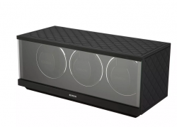 natahova� pre troje hodinky Benson Swiss Series �iern� ko�a 