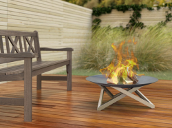 dizajnov� kovov� prenosn� ohnisko FUTURA Super XXL