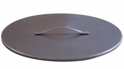 vieko k ohnitm zo surovej ocele pre priemer 63cm - www.glancshop.sk