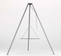 pevn� oto�n� gril s tromi nohami z nerez ocele - 79cm