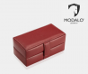 box pre troje hodinky Modalo Gallante �erven� 5 - pohlad 4 - www.glancshop.sk