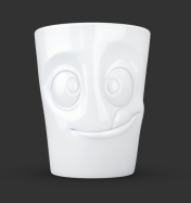 biely porcel�nov� hrn�ek s uchom Mlsn� 2